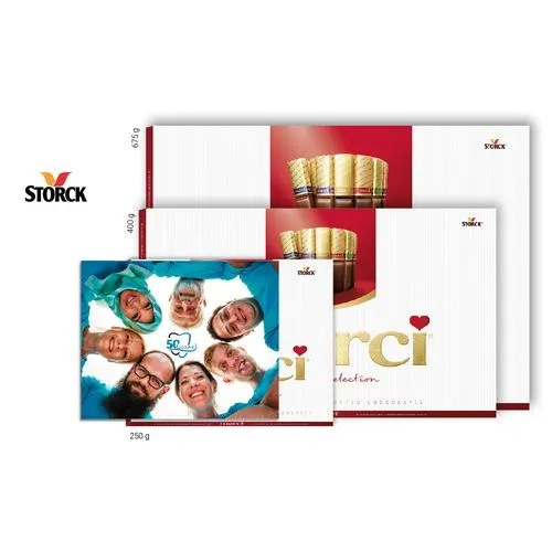 FINEST SELECTION MERCI avec une carte insérée personnalisable