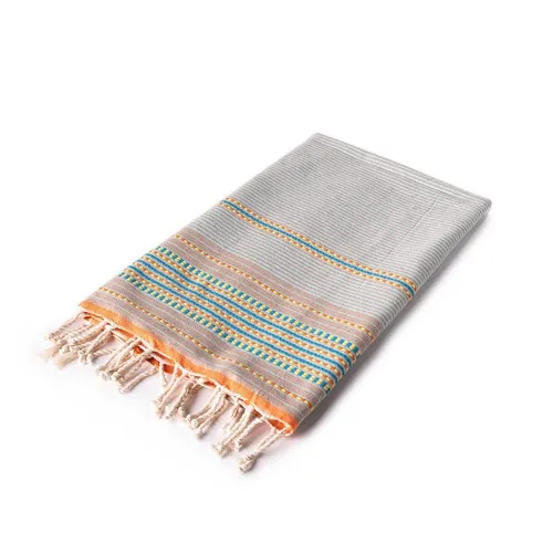 Drap de Plage Fouta Personnalisable - Cadeau Client Premium