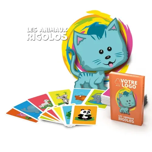 Jeu de mistigri "Animaux" - 22 cartes