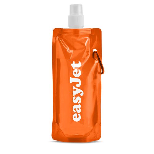 Gourde Pliable Personnalisée 480ml avec Mousqueton - Sans BPA