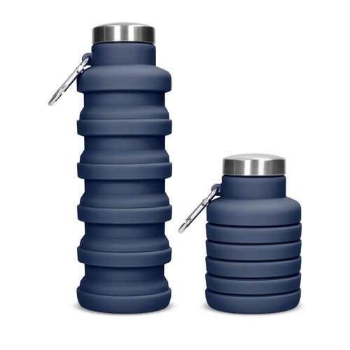 Gourde Pliable Personnalisée 480ml avec Mousqueton - Sans BPA