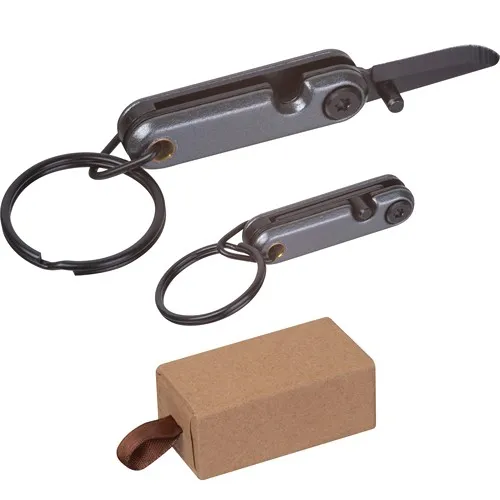Mini Couteau de Poche Personnalisable avec Porte-Clés