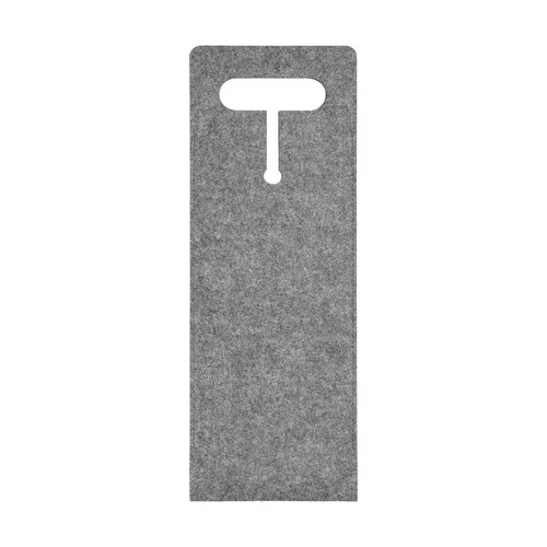 Sac Bouteille en Feutre RPET Personnalisable - Gris Foncé