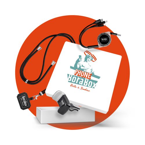 Coffret Accessoires Téléphone Personnalisable - Box Cadeau Premium