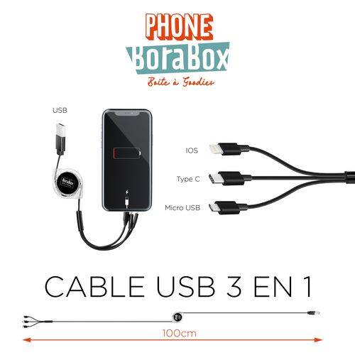 Coffret Accessoires Téléphone Personnalisable - Box Cadeau Premium