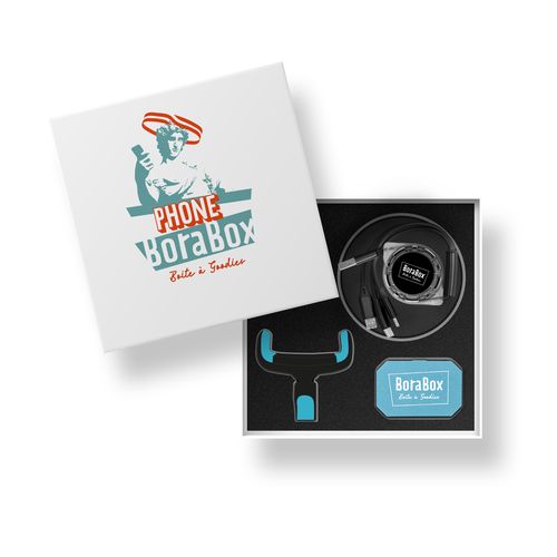 Coffret Accessoires Téléphone Personnalisable - Box Cadeau Premium