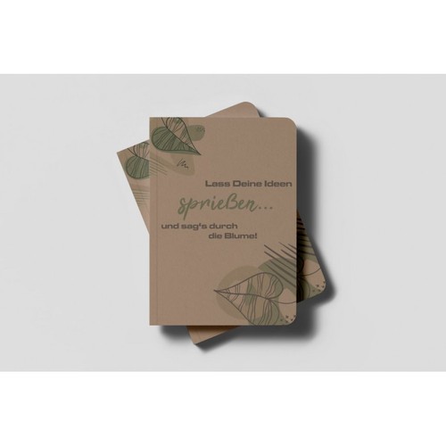 Carnet Rigide A5 Éco-Responsable 144 Pages - Personnalisé par Embossage