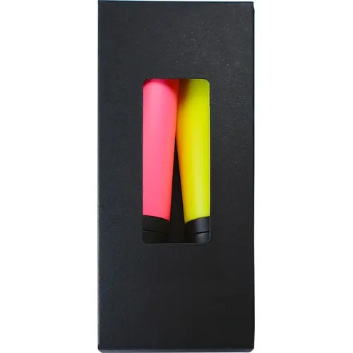 Set de 2 Surligneurs Fluo Personnalisables - Étui Carton