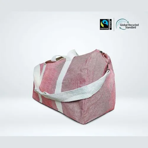 Sac de Sport Éco-Responsable Personnalisable - Coton Recyclé Fairtrade