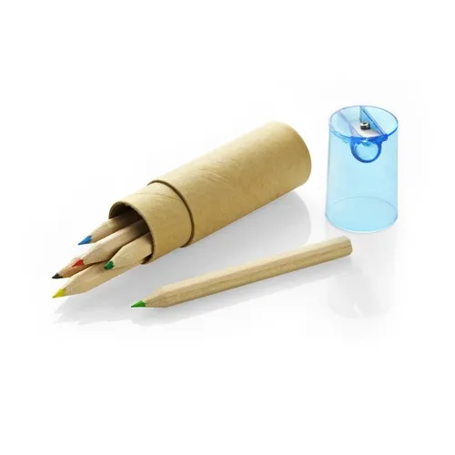 Crayons 6 pcs avec taille-crayon FARVE