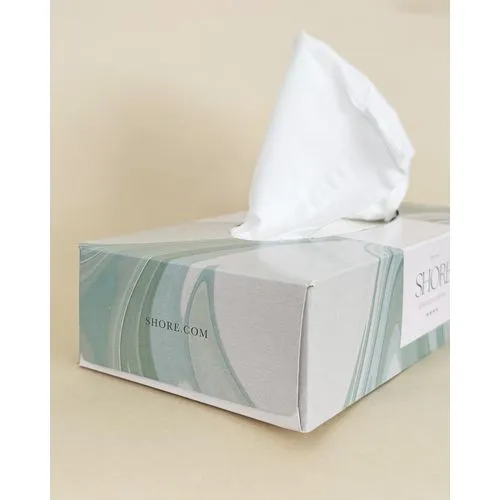 Boîte de 100 Mouchoirs Personnalisable - Support Publicitaire Premium