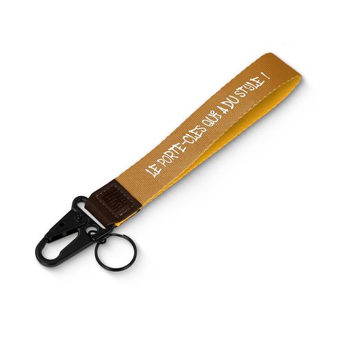 Porte-clés Strap Personnalisable Polyester et PU - Dès 250 ex