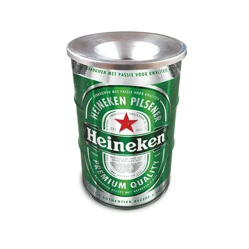 Poubelle Publicitaire 120L Full Colour avec Couvercle Ignifugé