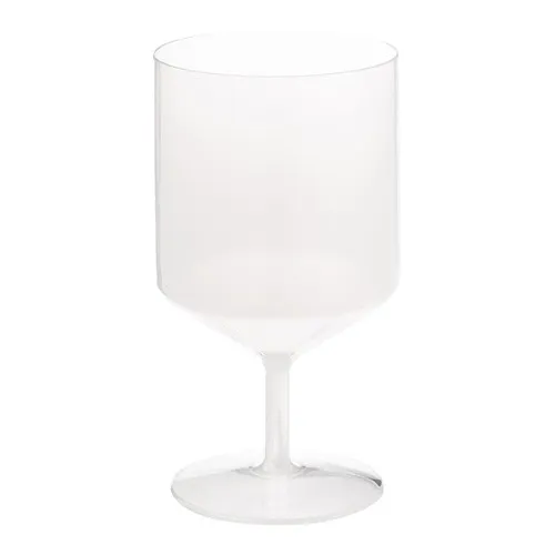 Verre à Vin Réutilisable 25cl/32cl - Plastique Translucide Sans Impression