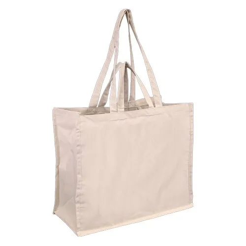Sac Shopping Coton Écru 4 Anses - Personnalisable par Sérigraphie