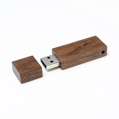 Clé USB Puerto Rico USB 2.0 32GB Brun bois foncé