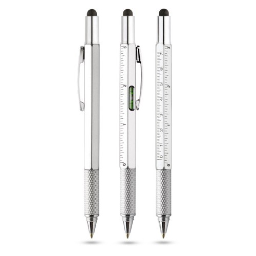 Stylo Multifonction Bricolage avec Niveau et Tournevis Personnalisable
