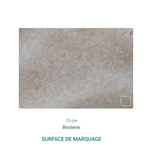 Plaid français RENNES sans ourlet - Bleu Marine