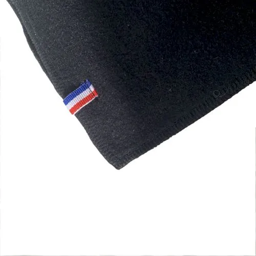 Plaid français RENNES sans ourlet - Bleu Marine