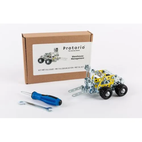 Kit de Construction Métal Chariot Élévateur - 135 Pièces Personnalisable