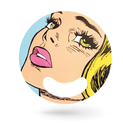 Éventail personnalisé disque