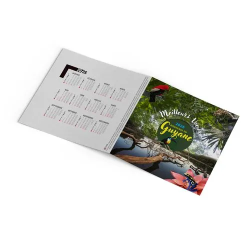 CARTE DE VOEUX - L'EMERAUDE 2026  AVEC ENVELOPPE - SANS MARQUAGE