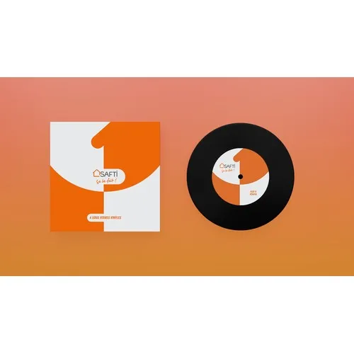 Pack de 4 Sous-Verres Vinyle Personnalisables - Objet Pub Original