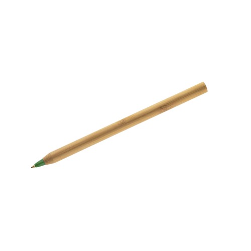Stylo à bille en bambou naturel personnalisable - Écologique