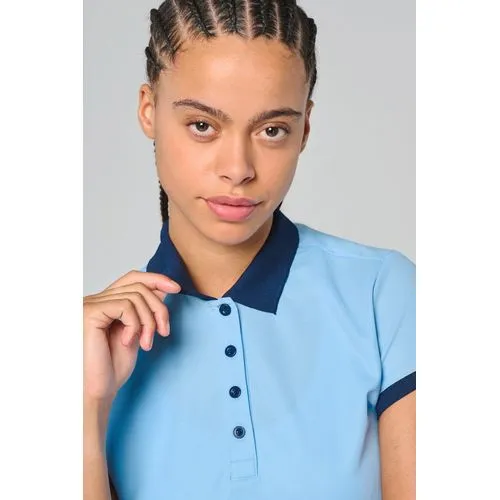 Polo Piqué Performance Femme - Coupe Cintrée Respirante