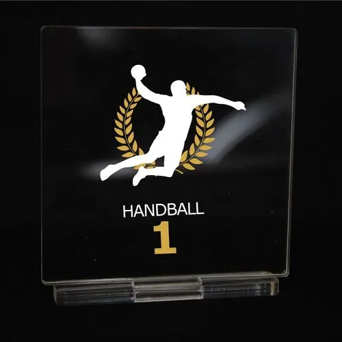 Trophée en plexiglas CARRE - France 3 mm