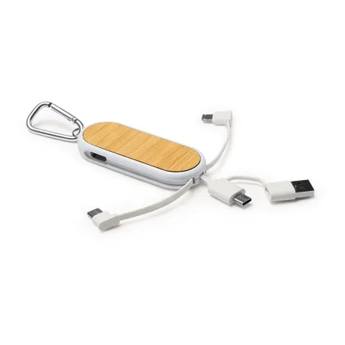 Câble de Chargement 5 en 1 en Liège et Fibre de Blé Personnalisable