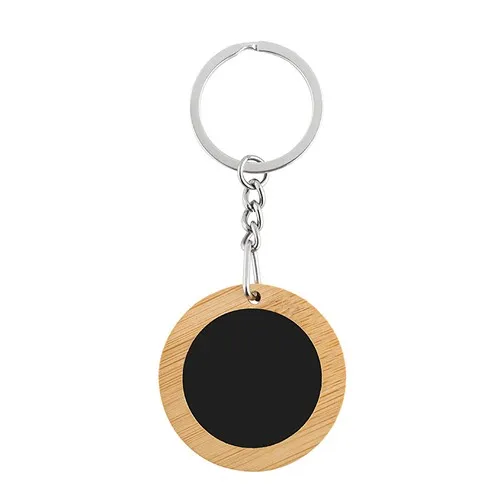 Porte-clés publicitaire en cuir de vache avec personnalisation