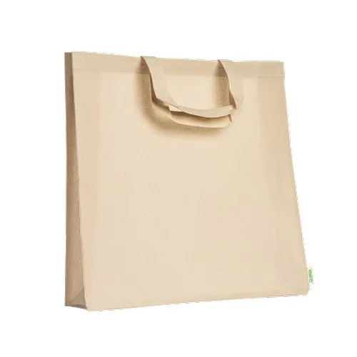 Sac Shopping Coton Fairtrade 180g - Poignées Longues Renforcées