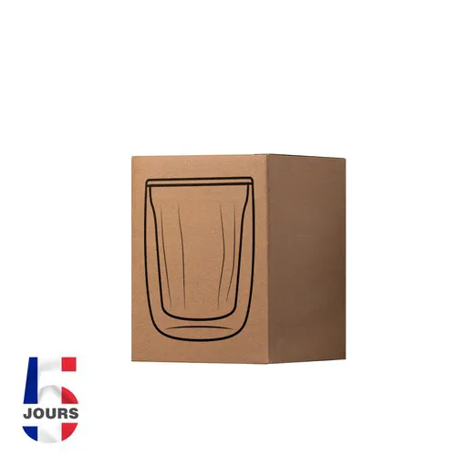 Verre à double paroi, 80 ml STOCK FRA