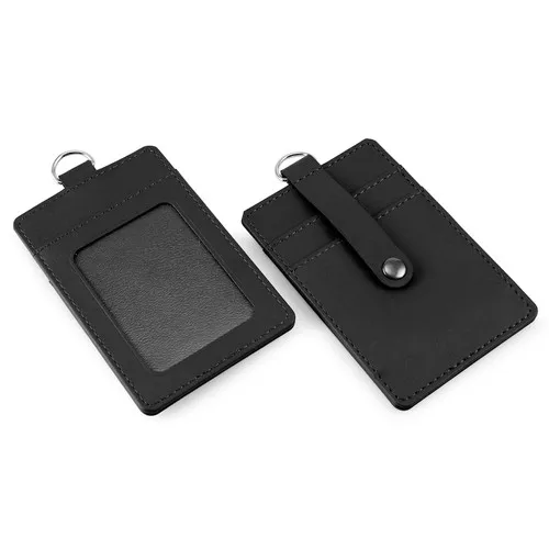 Porte-badge PU personnalisable - Finition premium sur mesure