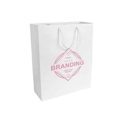 Sac shopper luxe personnalisable avec soufflet et renfort - 22x29x10 cm