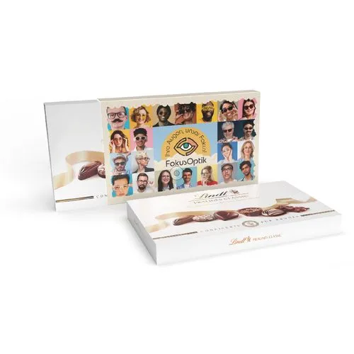 PRALINES CLASSIC LINDT dans un étui personnalisable