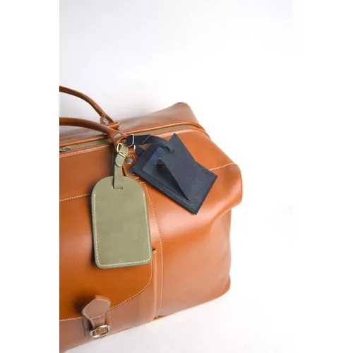Étiquette Bagage Cuir Personnalisable - Identification Premium