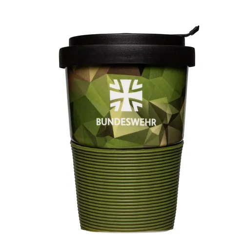 Tasse Coffee2Go réutilisable avec manchon silicone - personnalisable