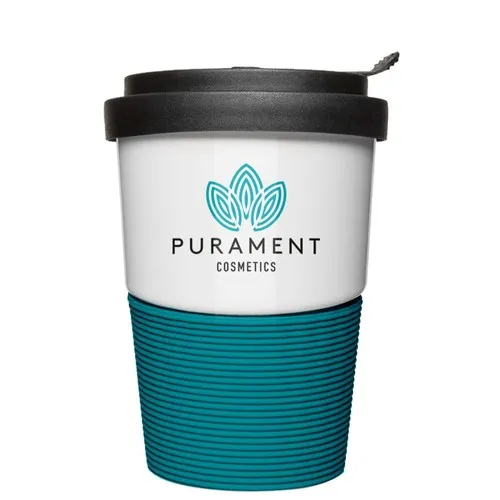 Tasse Coffee2Go réutilisable avec manchon silicone - personnalisable
