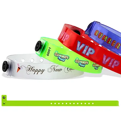 Bracelets vinyle translucide 13mm - Impression quadri - Dès 500 ex