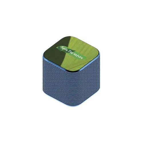 Enceinte Bluetooth Cubique 3W Finition Métallisée Personnalisable