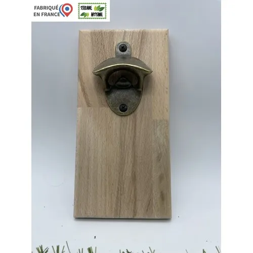 Décapsuleur mural en bois Made in France 🇫🇷