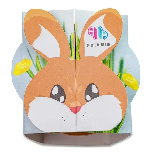 Mini pot lapin avec graines de souci personnalisable - Cadeau éco