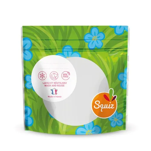 Sac à goûter réutilisable motif Mouton - Fermeture scratch