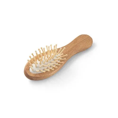 DERN. Brosse à cheveux en bois avec dents en bambou