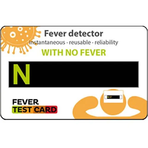 Détecteur de fièvre instantané Fever Test Card