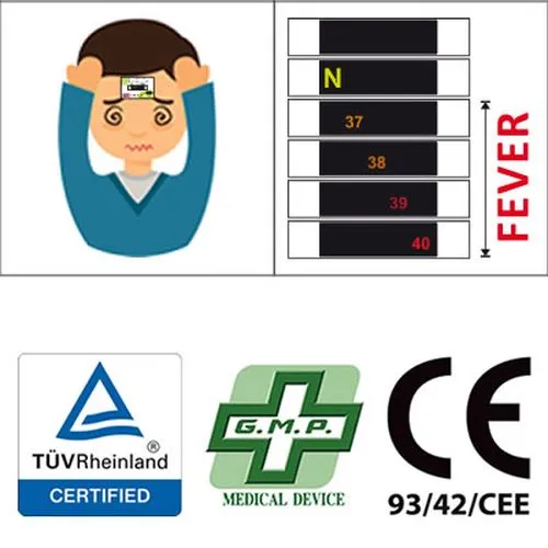 Détecteur de fièvre instantané Fever Test Card
