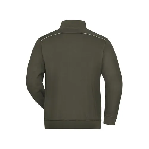 Sweat de travail homme zippé