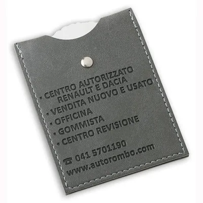 Disque de stationnement en similicuir